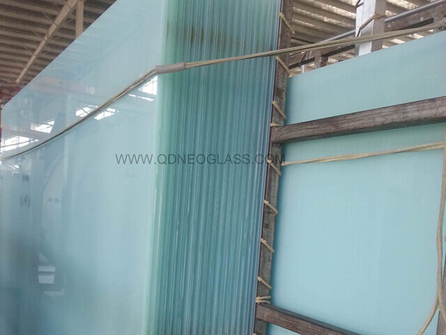 5.38-16.76mm White Translucent Laminated Glass-AS/NZS 2208: 1996, CE, ISO 9002