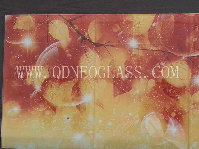 Laminated Tempered Glass With Digital Printing Design-AS/NZS 2208: 1996, CE, ISO 9002