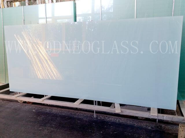 2.7mm +0.38mm +2.7mm Milky White Laminated Glass-AS/NZS 2208: 1996, CE, ISO 9002